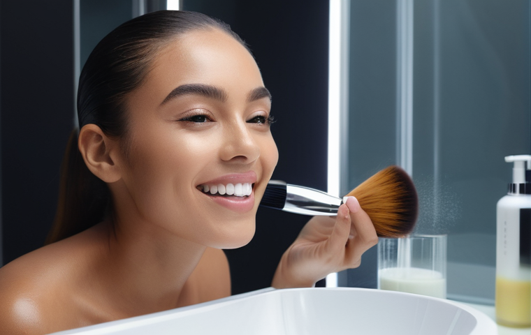 브러쉬 세척기 추천 제품 - Image Prompt 1: The Magic of Accelerated Cleaning** 브러쉬 세척기 추천 제품 - Image Prompt 1: The Magic of Accelerated Cleaning**